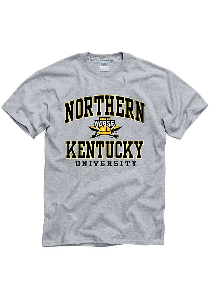 Northern Kentucky Norse Grey Number One Short Sleeve T Shirt