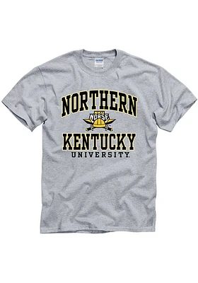 Northern Kentucky Norse Grey Number One Short Sleeve T Shirt