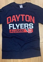 Dayton Flyers Navy Blue Alum Short Sleeve T Shirt