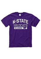 K-State Wildcats Purple Stacked Alumni Short Sleeve T Shirt