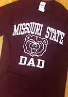 Missouri State Bears Maroon Dad Short Sleeve T Shirt