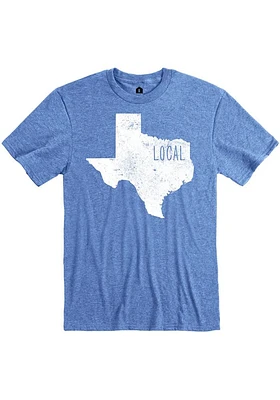 Rally Texas State Shape Short Sleeve Fashion T Shirt