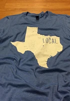 Rally Texas State Shape Short Sleeve Fashion T Shirt