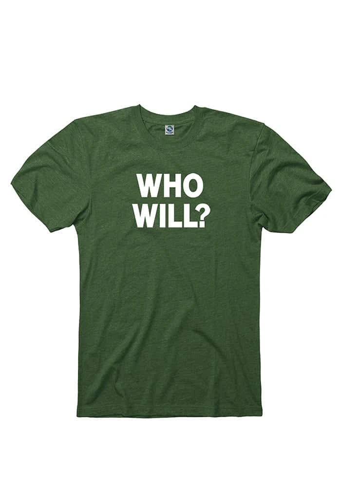 Michigan State Spartans Green Who Will Short Sleeve T Shirt