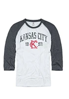 Kansas City White Arch Establish Date Logo Tee Long Sleeve Fashion T Shirt