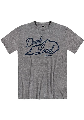 Rally Kentucky Grey Drink Local Tee Short Sleeve Fashion T Shirt