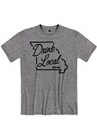 Rally Missouri Grey Drink Local Tee Short Sleeve Fashion T Shirt
