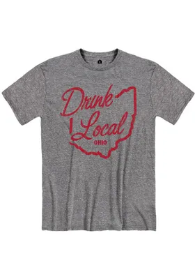 Ohio Grey Drink Local Short Sleeve T Shirt