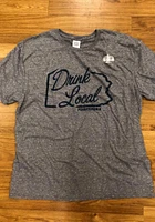Rally Pennsylvania Grey Drink Local Short Sleeve Fashion T Shirt
