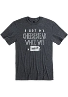 Rally Philadelphia Dark Grey Cheesesteak Short Sleeve Fashion T Shirt