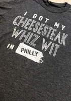 Rally Philadelphia Dark Grey Cheesesteak Short Sleeve Fashion T Shirt