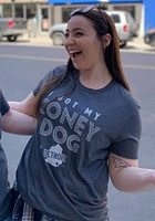 Rally Detroit Dark Grey Coney Dog Short Sleeve Fashion T Shirt