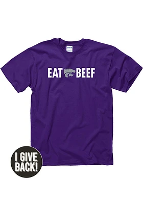 K-State Wildcats Eat Beef Short Sleeve T Shirt