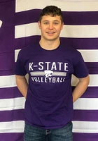 K-State Wildcats Purple District Volleyball Short Sleeve T Shirt