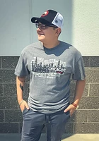 Chicago Grey Chi Sights Short Sleeve Fashion T Shirt