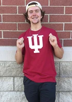Indiana Hoosiers Red Big Logo Short Sleeve T Shirt