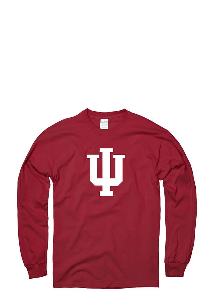 Indiana Hoosiers Red Practice Long Sleeve T Shirt