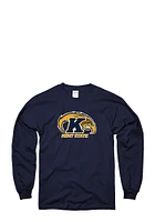 Kent State Golden Flashes Navy Blue LS Tee Long Sleeve T Shirt
