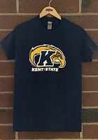 Kent State Golden Flashes Navy Blue Big Logo Short Sleeve T Shirt