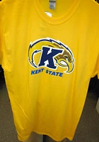 Kent State Golden Flashes Gold Big Logo Short Sleeve T Shirt