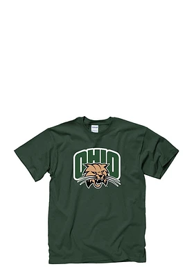 Ohio Bobcats Big Logo Short Sleeve T Shirt