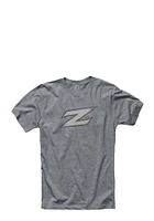 Akron Zips Grey Fade Out Short Sleeve T Shirt