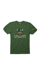 Cleveland State Vikings Green Hollow Short Sleeve T Shirt