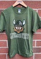 Cleveland State Vikings Green Hollow Short Sleeve T Shirt