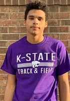 K-State Wildcats Purple District Track & Field Short Sleeve T Shirt