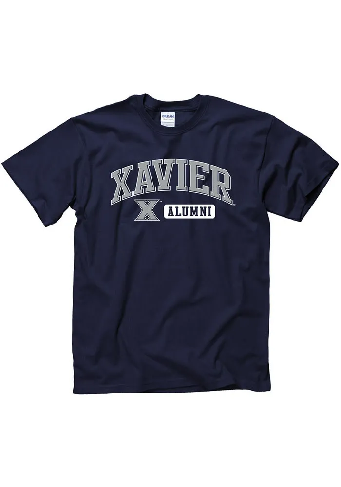 Xavier Musketeers Navy Blue Alum Short Sleeve T Shirt