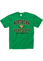Northern Kentucky Norse Green Arch Mascot Short Sleeve T Shirt