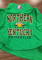 Northern Kentucky Norse Green Arch Mascot Short Sleeve T Shirt