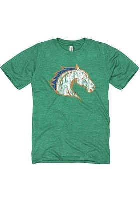 UTA Mavericks Green Arch Mascot Short Sleeve T Shirt