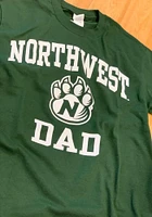 Northwest Missouri State Bearcats Green Dad Short Sleeve T Shirt