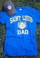 Saint Louis Billikens Blue Dad Short Sleeve T Shirt