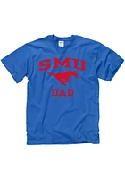 SMU Mustangs Blue Dad Short Sleeve T Shirt