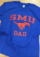 SMU Mustangs Blue Dad Short Sleeve T Shirt