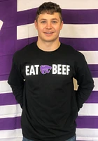 K-State Wildcats Black Eat Beef Long Sleeve T Shirt