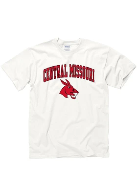Central Missouri Mules Arch Mascot Short Sleeve T Shirt