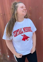 Central Missouri Mules Arch Mascot Short Sleeve T Shirt