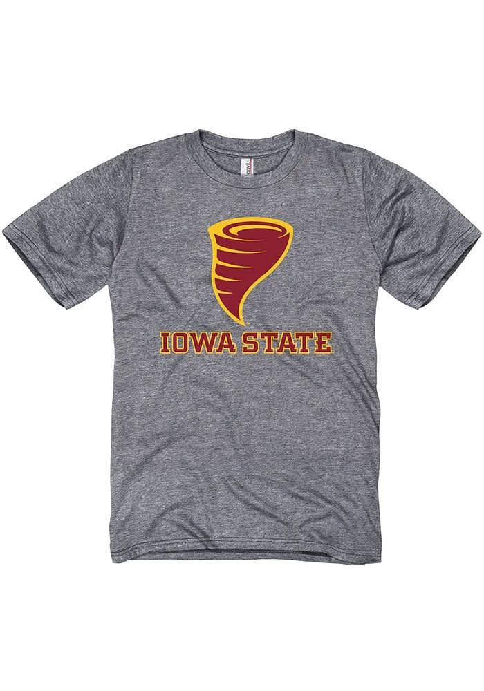Iowa State Cyclones Graphite Logo Short Sleeve T Shirt
