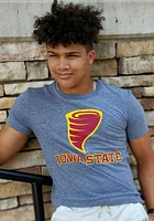 Iowa State Cyclones Graphite Logo Short Sleeve T Shirt