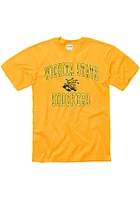 Wichita State Shockers Gold Bold No1 Design Short Sleeve T Shirt