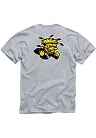 Wichita State Shockers Grey Logo Rally Loud Short Sleeve T Shirt