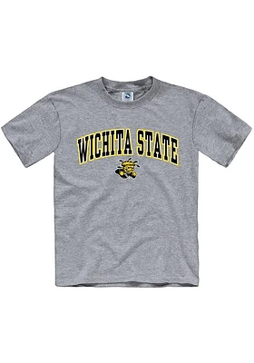 Wichita State Shockers Youth Arch Short Sleeve T-Shirt