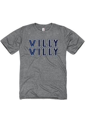 Villanova Wildcats Graphite Stacked Villy Short Sleeve T Shirt