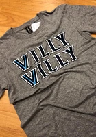 Villanova Wildcats Graphite Stacked Villy Short Sleeve T Shirt