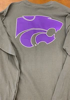 K-State Wildcats Charcoal Rally Loud Long Sleeve T Shirt