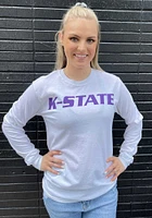 K-State Wildcats White Rally Loud Long Sleeve T Shirt