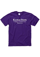 K-State Wildcats Purple College of Veterinary Medicine Short Sleeve T Shirt